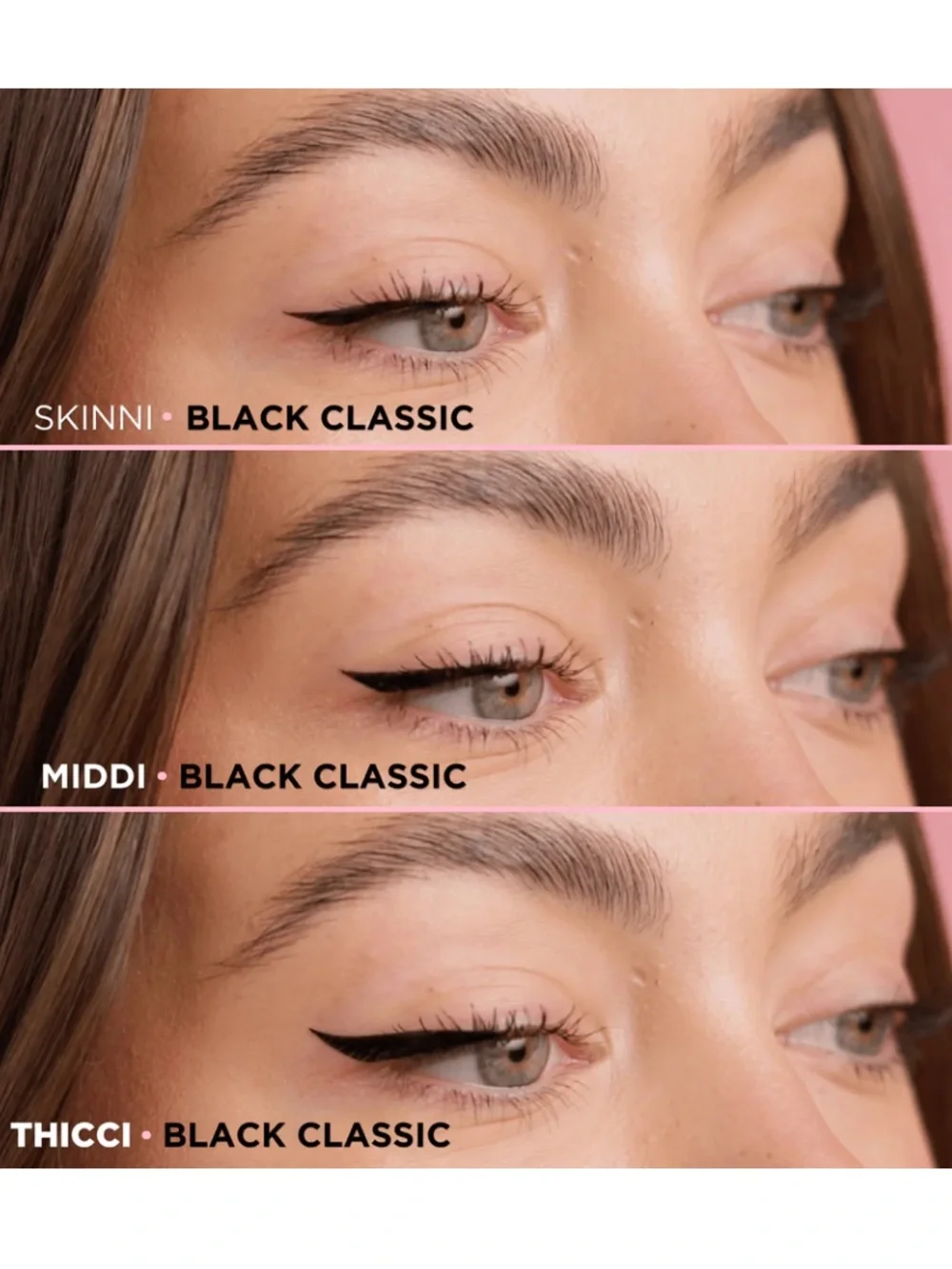 Guideliner Try Me Kit Temporary Tattoo Winged Eyeliner Application